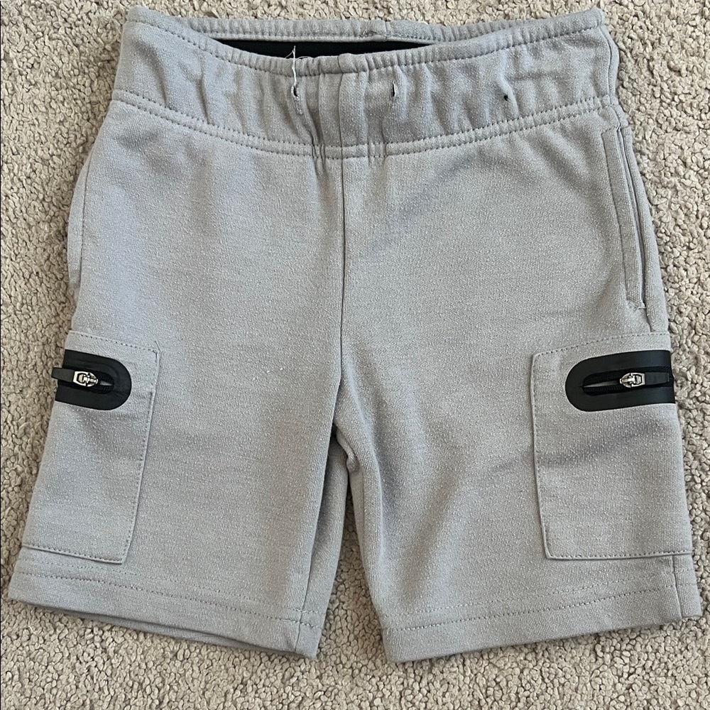 Kids' Casual Gray Cargo Shorts